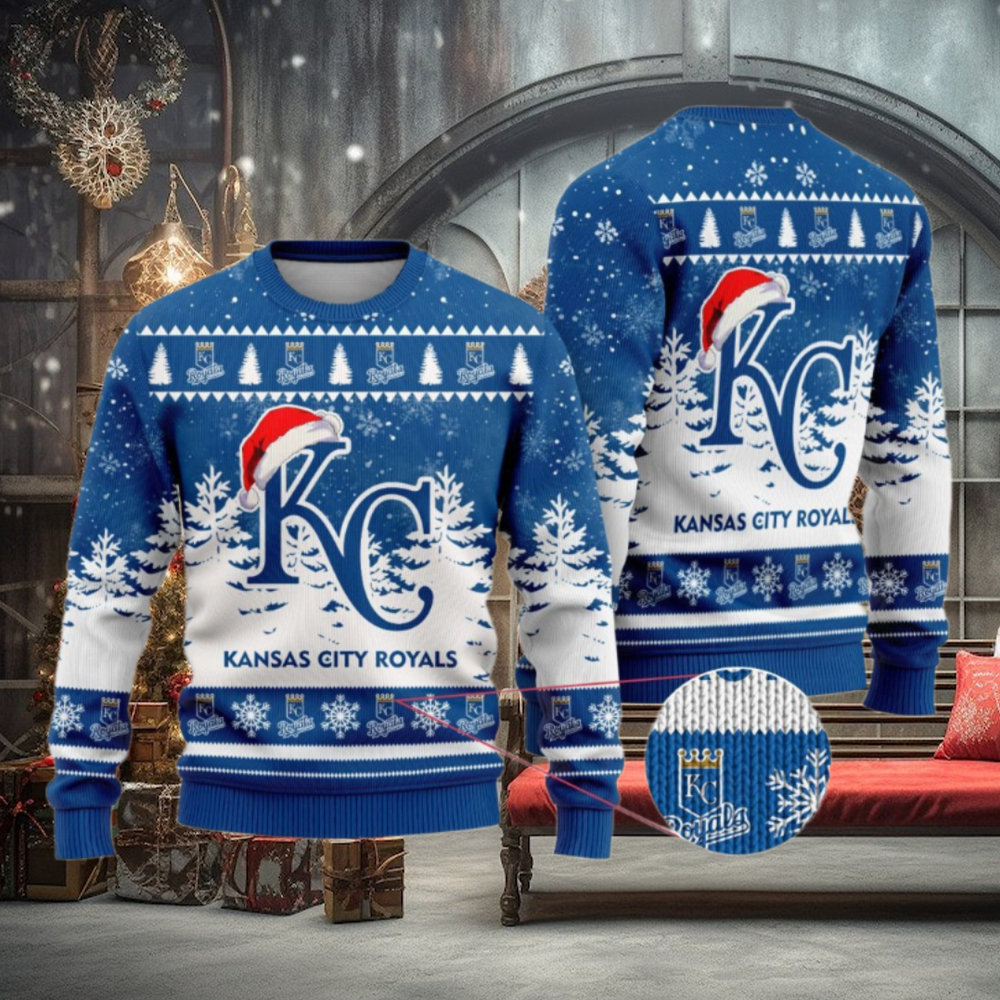 Kansas City Royals Funny Christmas Ugly Sweater Kansas City Royals Funny Christmas Ugly Sweater