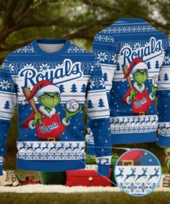Kansas City Royals Funny Grinch Christmas Sweater