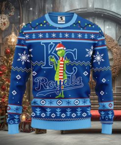 Kansas City Royals Funny Grinch Christmas Ugly Sweater