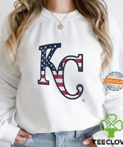 Kansas City Royals K C logo x Flag of the United States hoodie, sweater, longsleeve, shirt v-neck, t-shirt