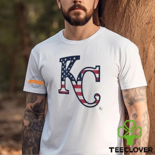 Kansas City Royals K C logo x Flag of the United States hoodie, sweater, longsleeve, shirt v-neck, t-shirt