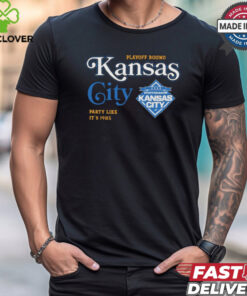 Kansas City Royals KC October Playoff Bound Party Like It’s 1985 Postseason 2024 t shirt