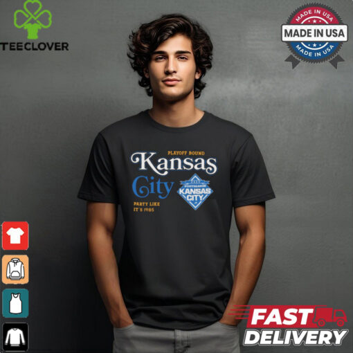 Kansas City Royals KC October Playoff Bound Party Like It’s 1985 Postseason 2024 t shirt