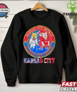 Kansas City Royals Kansas City Chiefs Mascot Kansas City Sports skyline shirt
