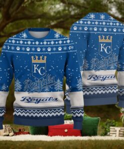 Kansas City Royals Logo Christmas Wool Sweater