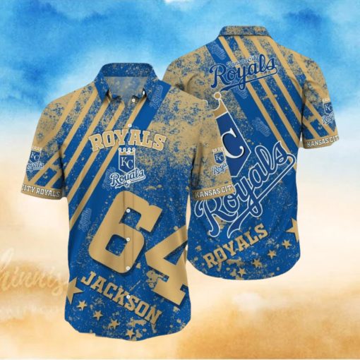 Kansas City Royals MLB Custom Number And Name Luau New Beach Hawaiian Shirt Gift For Fans