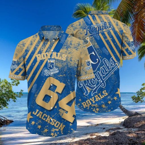 Kansas City Royals MLB Custom Number And Name Luau New Beach Hawaiian Shirt Gift For Fans