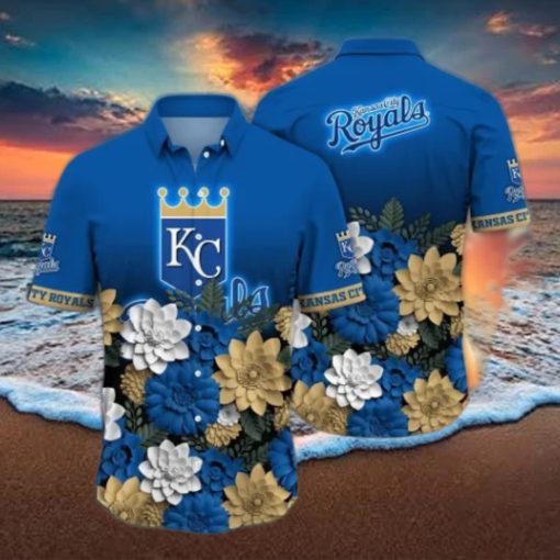 Kansas City Royals MLB Flower Hawaii Shirt And Tshirt For Fans