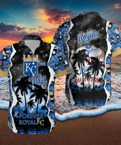 Kansas City Royals MLB Hawaiian Shirt Custom Name 3D All Over Printed Hawaii Shirt