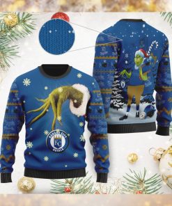 Kansas City Royals MLB Team Grinch Ugly Christmas Sweater Sweatshirt Holiday Party 2021 Plus Size