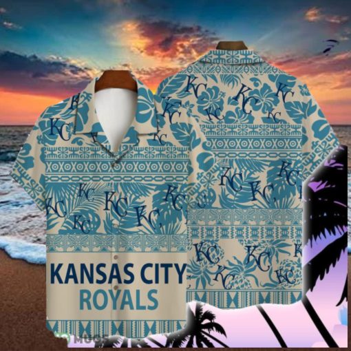 Kansas City Royals Major League Baseball 3D AOP Hawaiian Shirt For Sport Fans