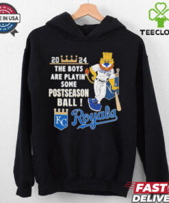 Kansas City Royals Mascot 2024 The Boys Are Playin’ Some Postseason Ball Shirt