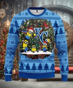 Kansas City Royals Minion Christmas Ugly Sweater Christmas Gift For Fans Party Hoiliday Gift