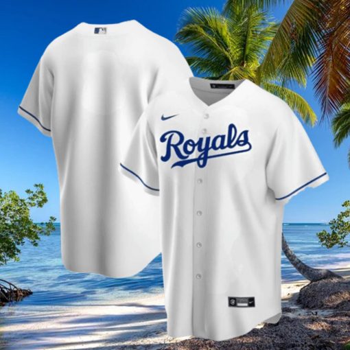 Kansas City Royals Nike Official Replica Home Jersey Mens