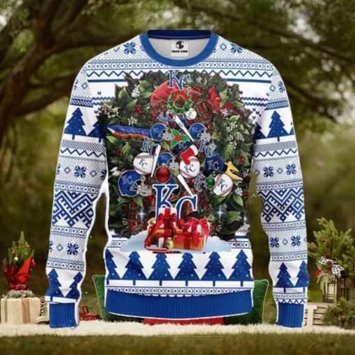 Kansas City Royals Tree Ugly Christmas Fleece Sweater