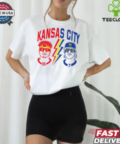 Kansas City Royals and Kansan City Chiefs football Patrick Mahomes vs Witt Jr. shirt