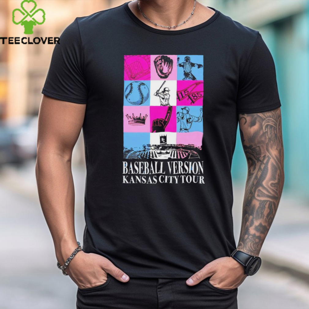 Kansas City Royals baseball version Kansas city tour shirt Kansas City Royals baseball version Kansas city tour shirt
