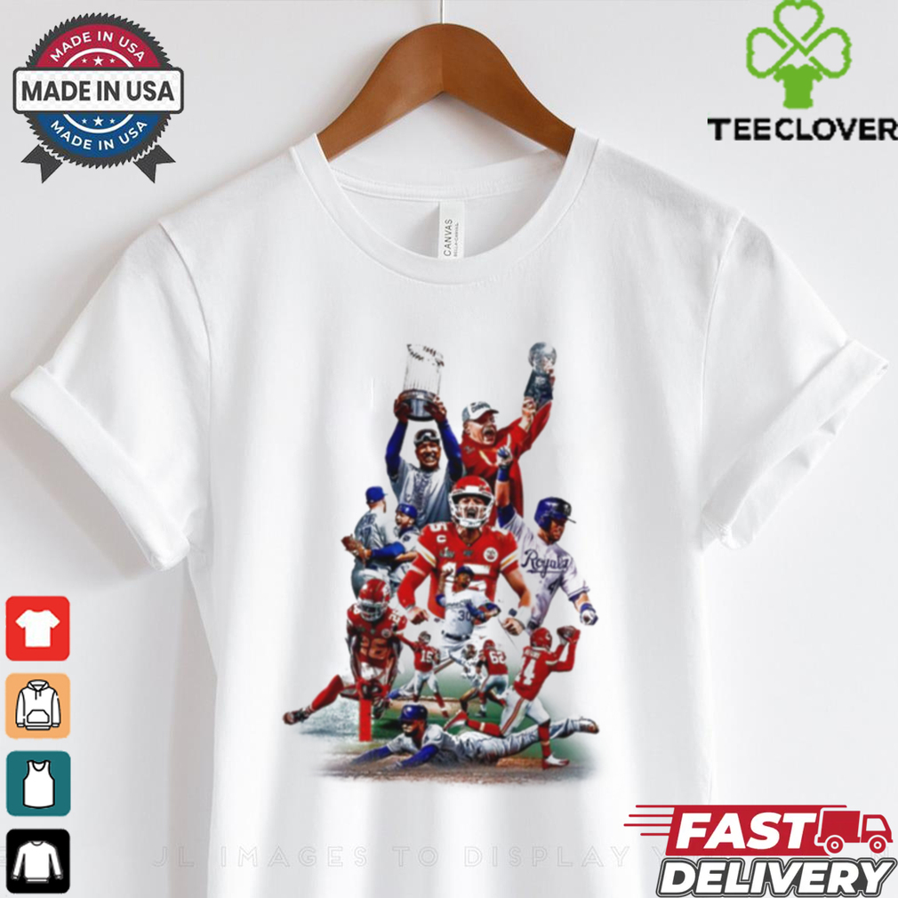 Kansas City Royals vs Kansas City Chiefs Football Match NFL shirt Kansas City Royals vs Kansas City Chiefs Football Match NFL shirt
