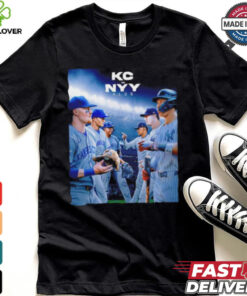 Kansas City Royals vs New York Yankees 2024 MLB Playoff AL poster shirt