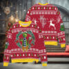 Buffalo Bills x Grinch Christmas Dr. Seuss How the Grinch Stole Christmas with Super Bowl Trophy Custom Ugly Christmas Sweater