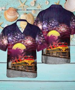 Kansas City Southern Railway KCS 3999 EMD SD70ACe, 4th Of July Hawaiian Shirt