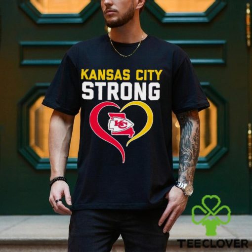 Kansas City Strong state map heart hoodie, sweater, longsleeve, shirt v-neck, t-shirt