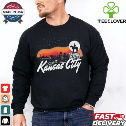 Kansas City The Scout Sioux scout on horseback shirt