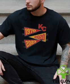 Kansas City chiefs super bowl wins pennants 1970 2020 2023 Shirt