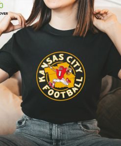 Kansas City football circle cartoon funny shirt