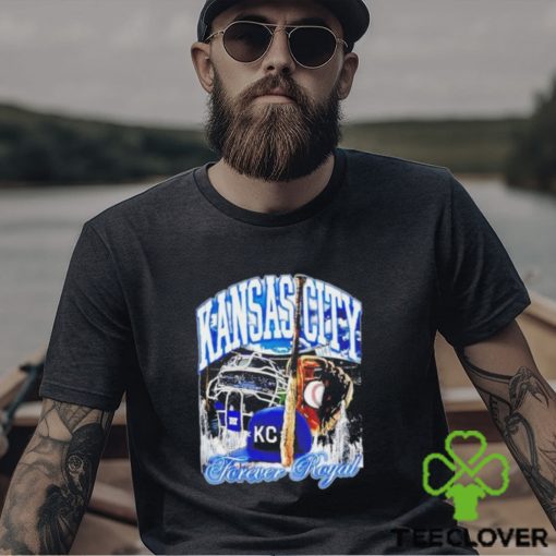 Kansas City forever Royal baseball retro shirt