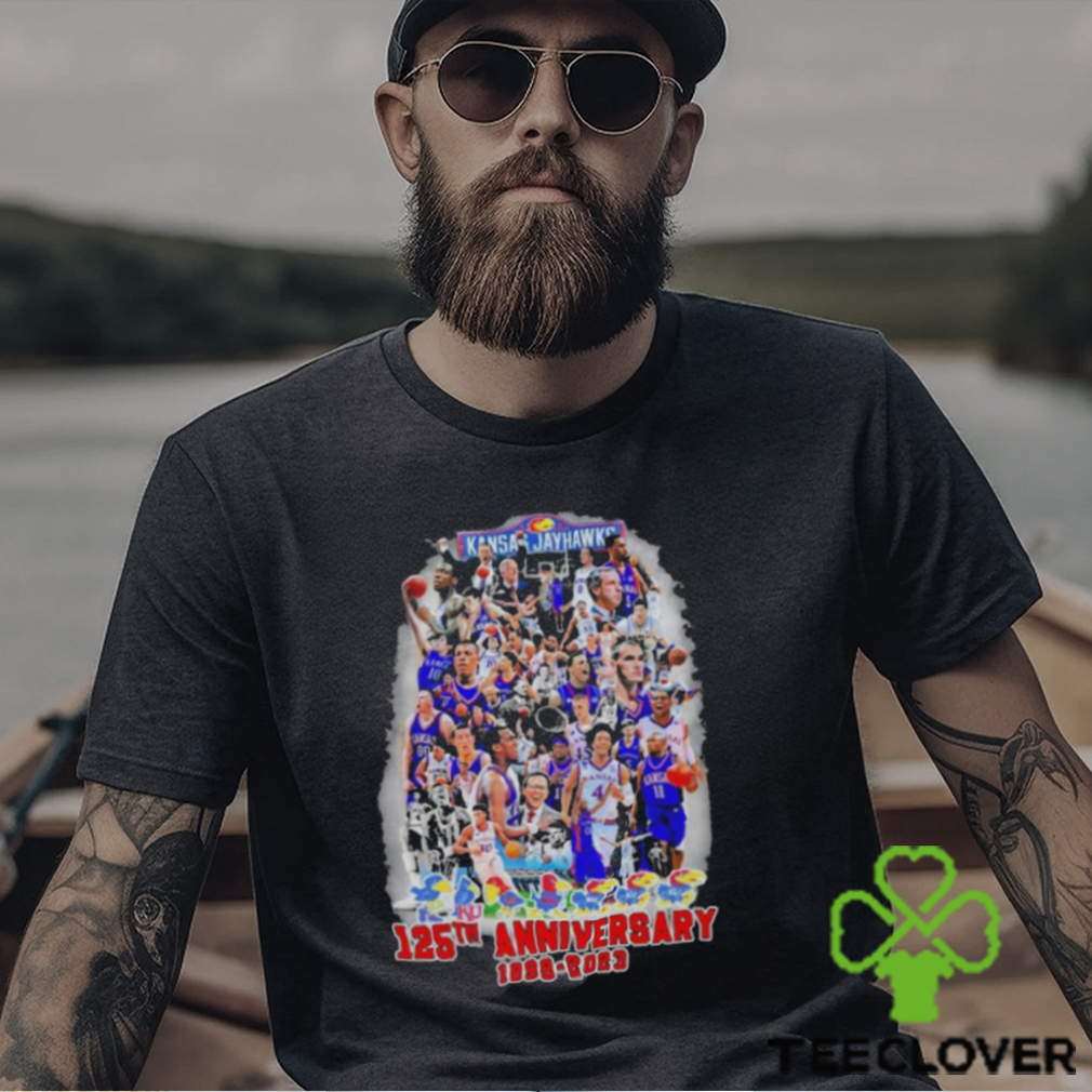 Kansas Jayhawks 125th anniversary 1898 2023 history shirt Kansas Jayhawks 125th anniversary 1898 2023 history shirt