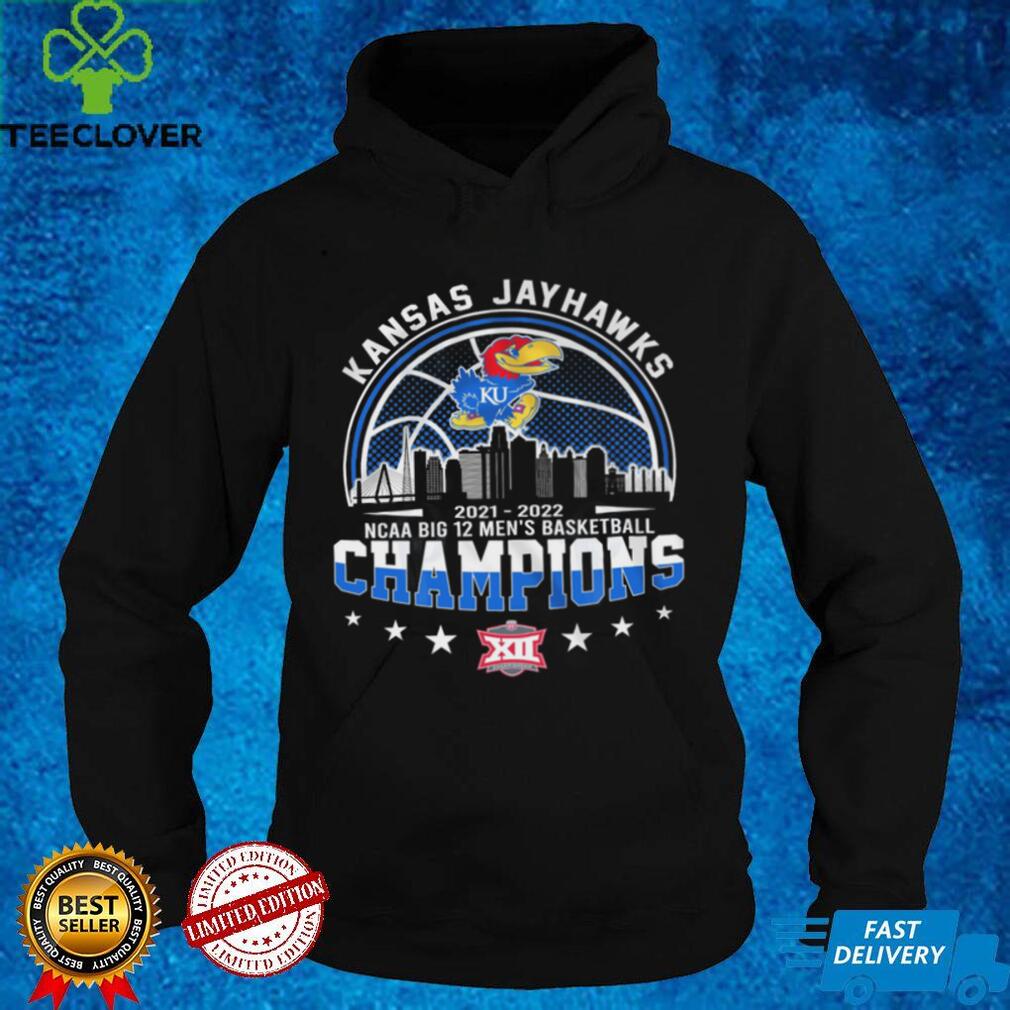 Kansas Jayhawks 2022 NCAA Big 12 Men's Basketball Graphic Unisex T Shirt, Sweatshirt Kansas Jayhawks 2022 NCAA Big 12 Men's Basketball Graphic Unisex T Shirt, Sweatshirt