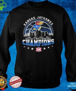 Kansas Jayhawks 2022 NCAA Big 12 Men's Basketball Graphic Unisex T Shirt, Sweatshirt 2 Kansas Jayhawks 2022 NCAA Big 12 Men's Basketball Graphic Unisex T Shirt, Sweatshirt