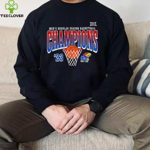 Kansas Jayhawks 2023 Big 12 Men’s Basketball Regular Season Champions hoodie, sweater, longsleeve, shirt v-neck, t-shirt
