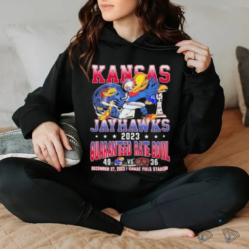 Kansas Jayhawks 2023 Guaranteed Rate Bowl Winner Defeat UNLV Rebels 49 36 Shirt