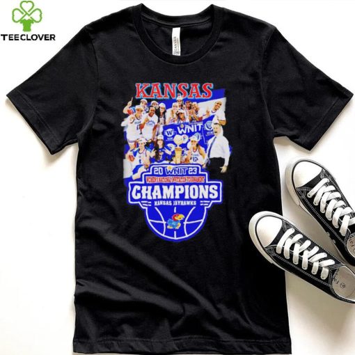 Kansas Jayhawks 2023 Women’s National Invitation Tournament Champions shirt