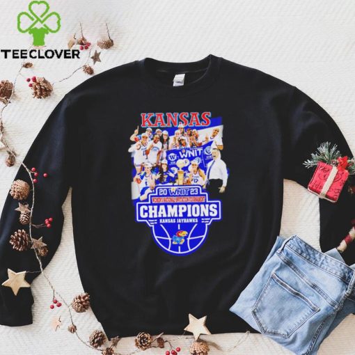 Kansas Jayhawks 2023 Women’s National Invitation Tournament Champions shirt