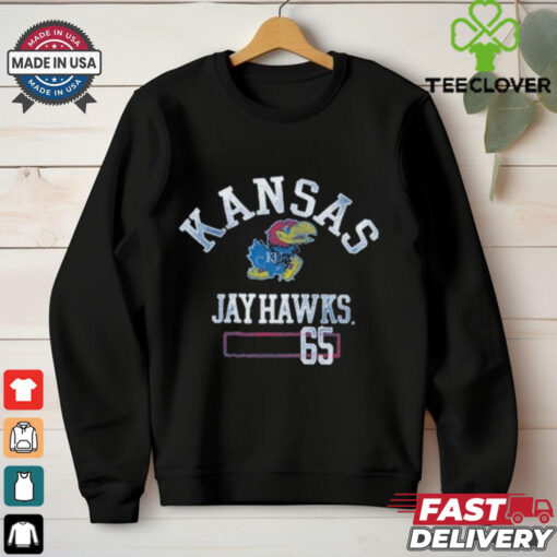 Kansas Jayhawks 65 Triblend Shirt