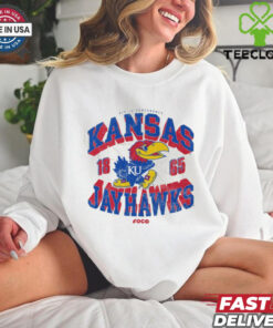 Kansas Jayhawks Court Arched Wordmark T Shirt