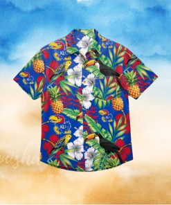 Kansas Jayhawks Floral Hawaiian Shirt