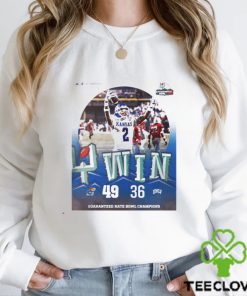 Kansas Jayhawks Football Are 2023 Guaranteed Rate Bowl Champions Defeated UNLV 49 36 hoodie, sweater, longsleeve, shirt v-neck, t-shirt