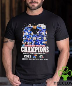 Kansas Jayhawks Football Team Guaranteed Rate Bowl 2023 Champions Shirt