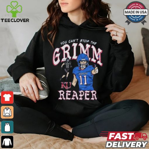 Kansas Jayhawks Luke Grimm Reaper Shirt