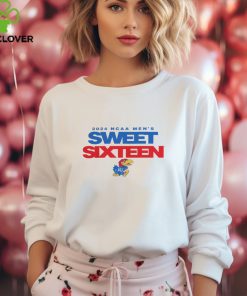 Kansas Jayhawks Men's Basketball 2024 Sweet Sixteen T Shirt