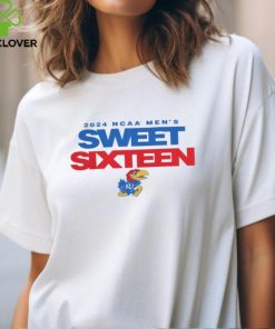 Kansas Jayhawks Men's Basketball 2024 Sweet Sixteen T Shirt