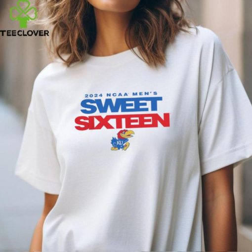 Kansas Jayhawks Men’s Basketball 2024 Sweet Sixteen T Shirt