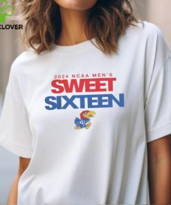 Kansas Jayhawks Men's Basketball 2024 Sweet Sixteen T Shirt