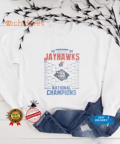 Kansas Jayhawks Men's Basketball National Champions Bracket Vitt Graph