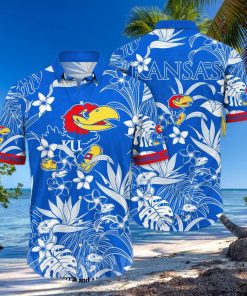 Kansas Jayhawks NCAA Floral All Over Print Unisex Hawaiian Shirt