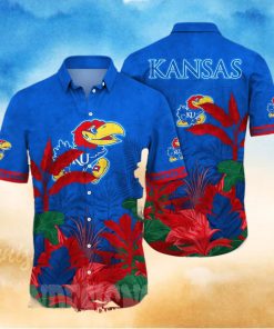Kansas Jayhawks NCAA Flower Classic All Over Printed Hawaiian Shirt